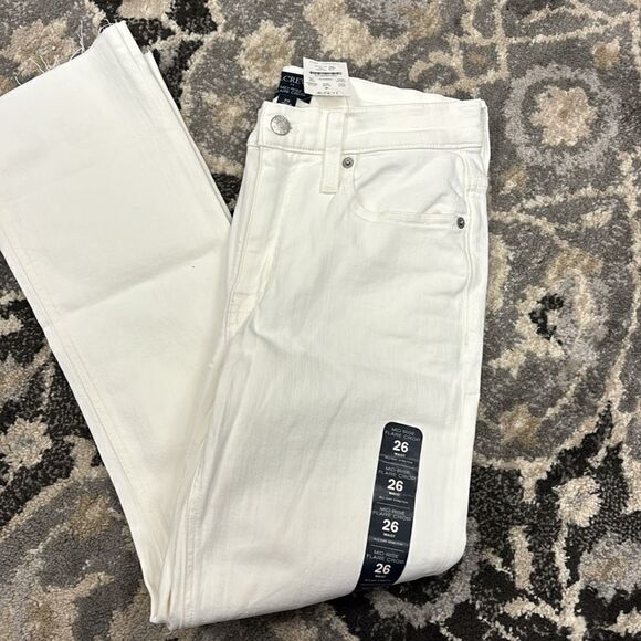 J. Crew Flare crop white jean in signature stretch* - Picture 12 of 12